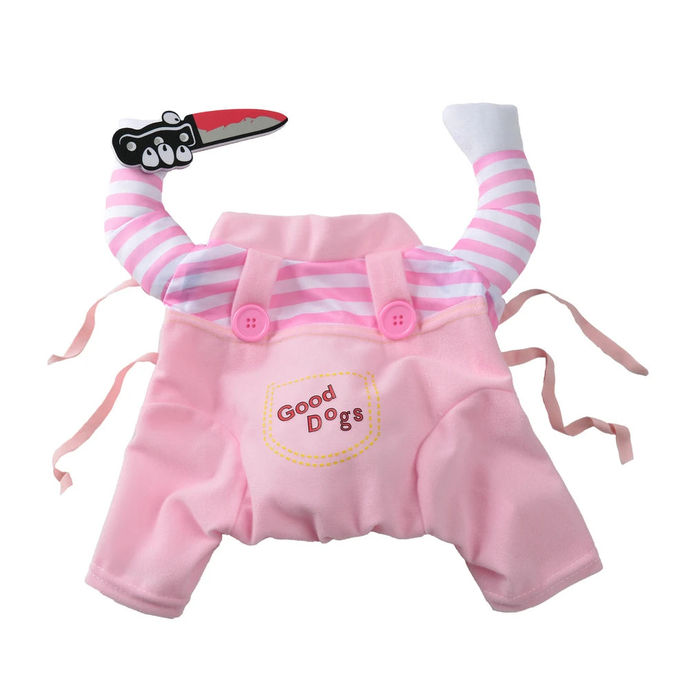 Halloween Funny Dog Clothes Small Medium Large Dogs Cat Cosplay Pets Dress Up Puppy Pullover Chihuahua Costume Party Pet Outfits