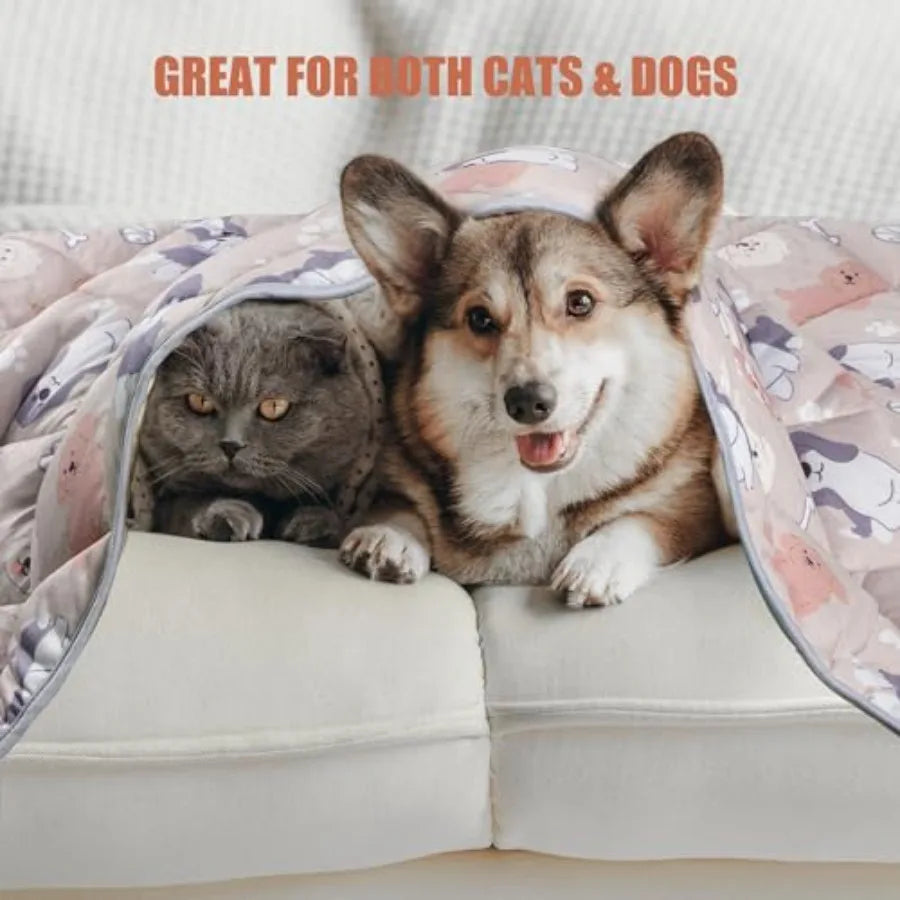 Dog Cooling MatPet Cooling Pads for Dogs Blanket Summer Cooling Bed for Cats Blanket Portable Pet Cooling Cushion for Home and