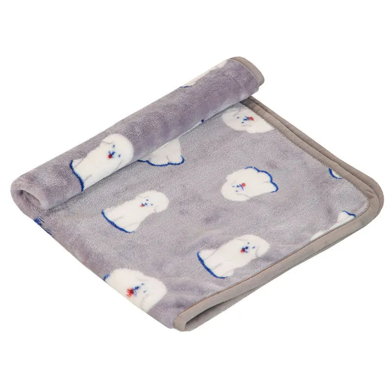 2025 New Soft Pet Blanket Spring Warm Dog Bed Blanket Cute Pet Sheets Warm Mat Comfortable Cat Dog Pad Blanket Pet Accessories