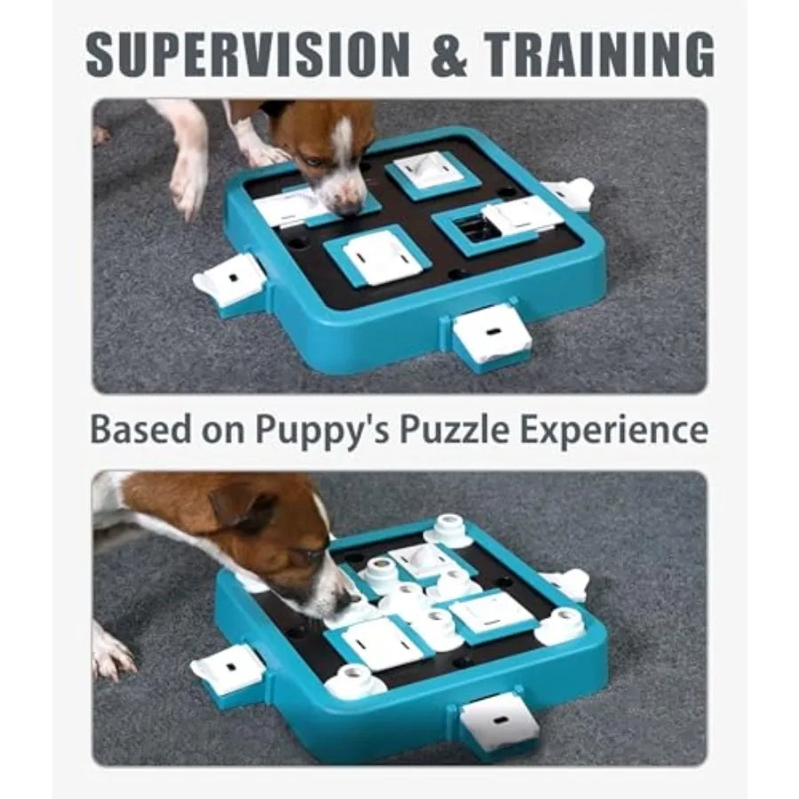 Dog Puzzle Toy Food Treat Feeder Mental Stimulation Green