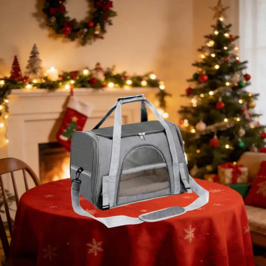 Breathable Pet Carrier Bag Airline Approved Foldable Pet Travel Carrier Secure Anti Escape Zipper Ventilated Spacious Collapsible Cat Dog Carrier Handbag With Shoulder Strap For Small Puppy Kitten Outdoor Car Travel