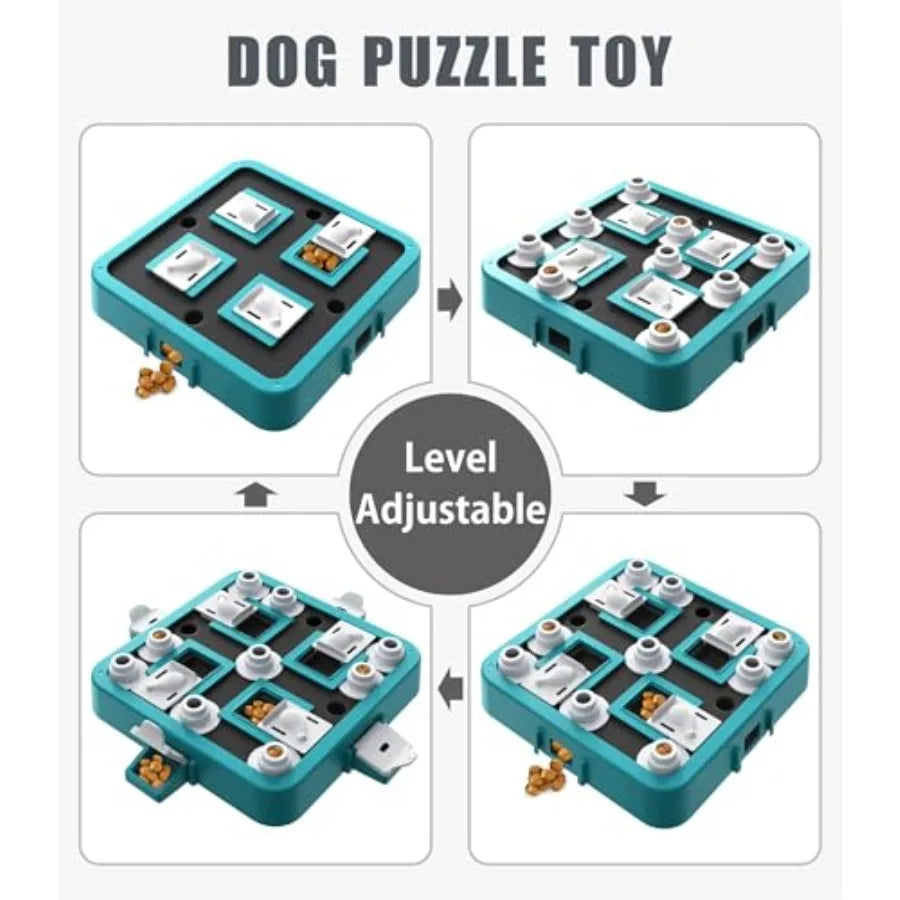 Dog Puzzle Toy Food Treat Feeder Mental Stimulation Green