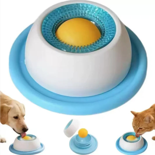 Interactive Dog Toys Slow Feeder Food Dispenser Lick Toys for Puppy Training And Cat Feeding Crate Accessory Enrichment Chew Toy