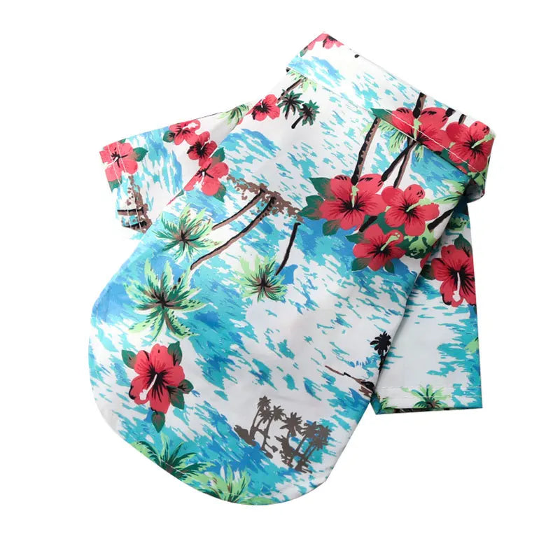 Hawaiian Pineapple Pet Shirt - Spring/Summer Thin Breathable Vest for Dogs & Cats