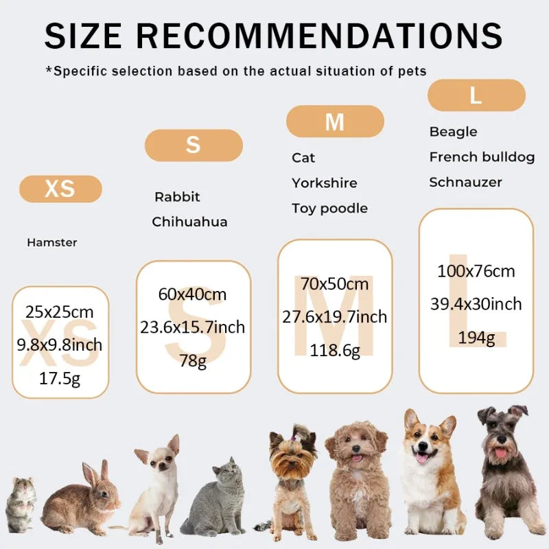 Soft Fluffy High Quality Pet Blanket Flannel Dog Sleeping Blanket Paw Print Pattern Pet Mat Warm Comfortable Blanket for Cat Dog