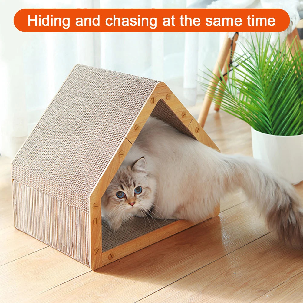 Cat Scratcher House Cat Scratching Post Vertical Cat Scratcher for Indoor Cats
