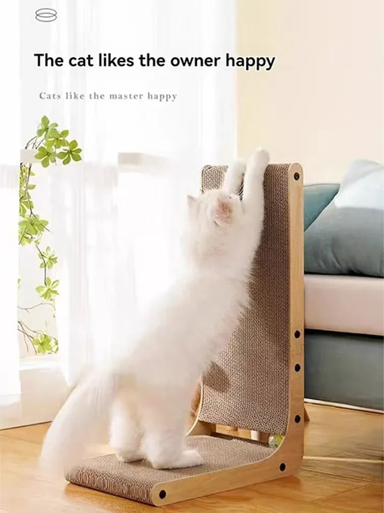 2pcs/6pcs L Shape Cat Scratching Post, 23.6 Inch Indoor Cat Scratching Post, Protective Furniture Cardboard Cat Scratching Post