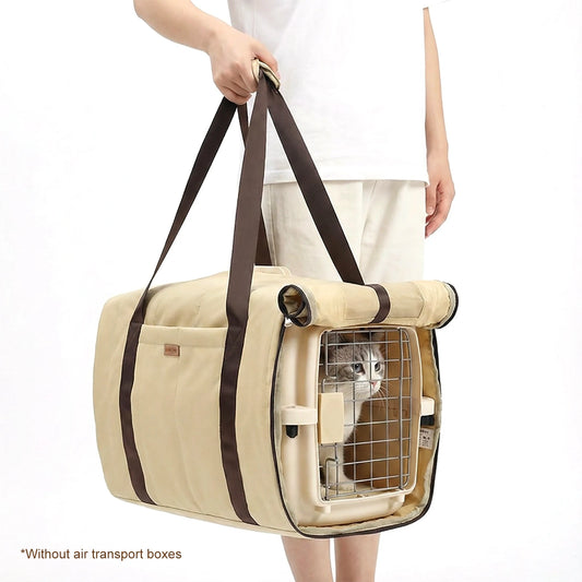Lightweight Cat Carrier Breathable Mesh & Comfortable Strap Versatile Small Pet Bag for Puppies Travel Outings