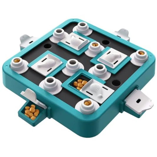 Dog Puzzle Toy Food Treat Feeder Mental Stimulation Green
