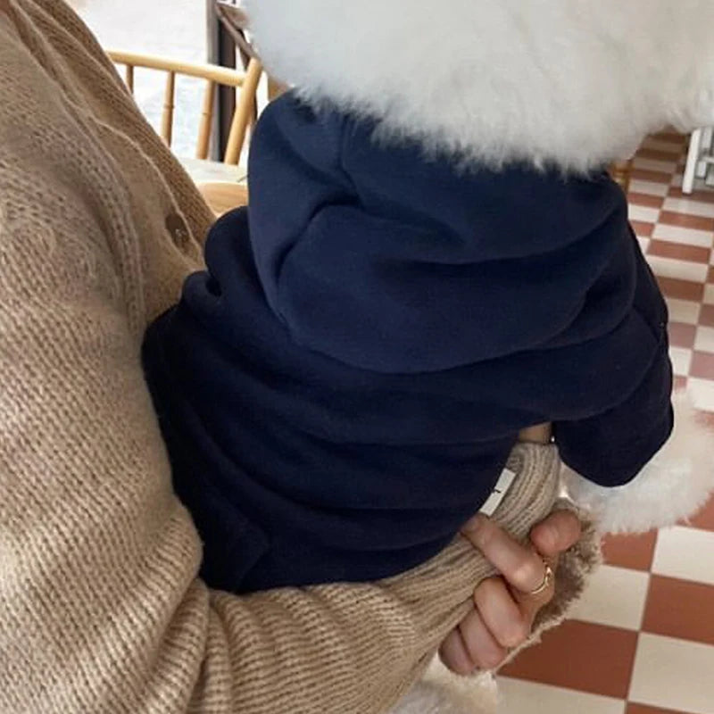 Warm Dog Hoodies Soft Fleece Pet Clothes for Small Medium Dogs Comfortable Puppy Clothes Yorkshire Chihuahua Costumes Pet Supply