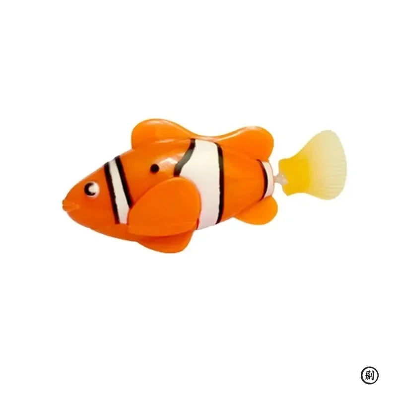 Cat Toy LED Inductive Interactive Swimming Robot Fish Toys Glowing Electric Fishs Stimulate Kitten Hunting Instinct Pet Products