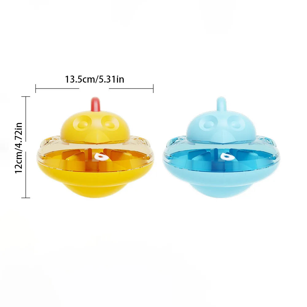 Pet  UFO Flyer Toy - Interactive Slow Feeder for Dogs Cats, Bite-Resistant Squeaky Pet Toy for Self-Entertainment Boredom Relief