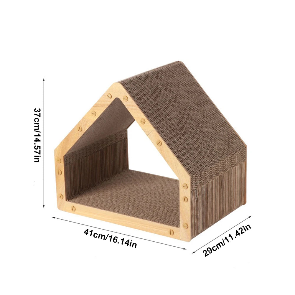 Cat Scratcher House Cat Scratching Post Vertical Cat Scratcher for Indoor Cats