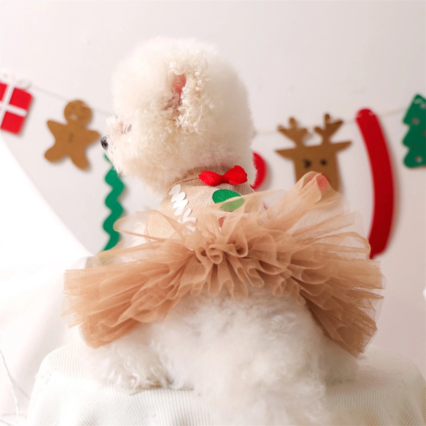 Christmas Reindeer Dog Costume Winter Warm Pet Elk Antler Hoodie Coat for Small Medium Large Dogs Cats Holiday Clothes