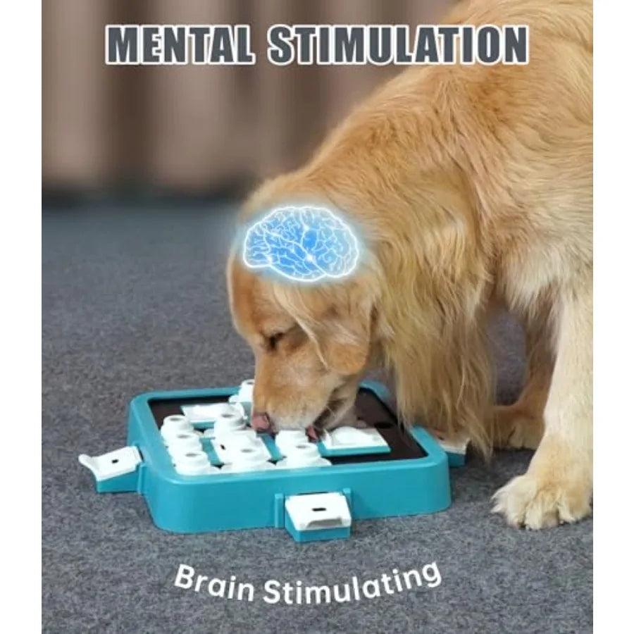 Dog Puzzle Toy Food Treat Feeder Mental Stimulation Green