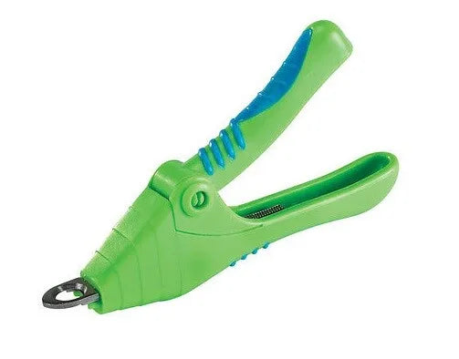 Ergonomic Dog Nail Clipper Green Plastic Guillotine Style Professional Pet Grooming Tool for Safe Trimming Fast Shipping
