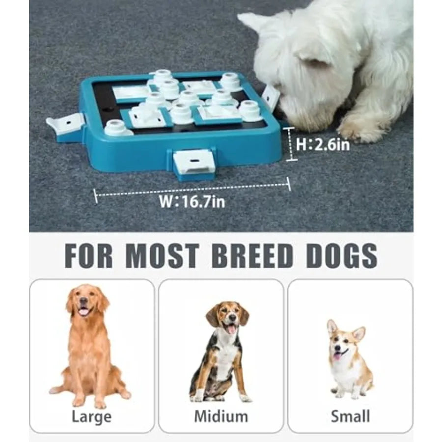 Dog Puzzle Toy Food Treat Feeder Mental Stimulation Green